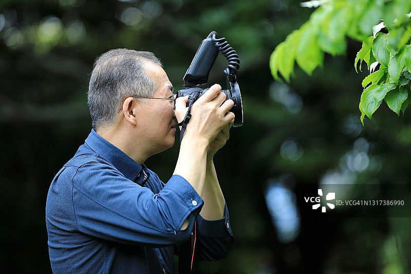 工作中摄影师图片素材