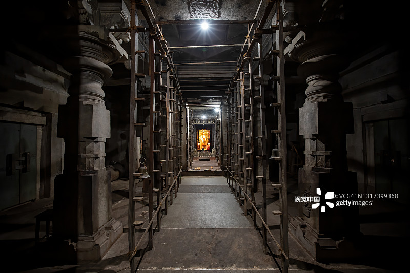 600年历史的萨维拉·坎巴达·巴萨迪内部图片素材