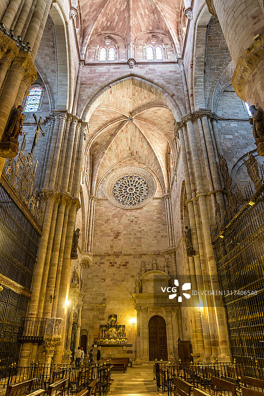 西古恩扎大教堂的内部图片素材