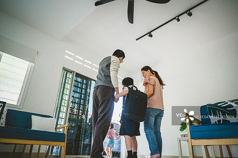 第一天上学图片素材