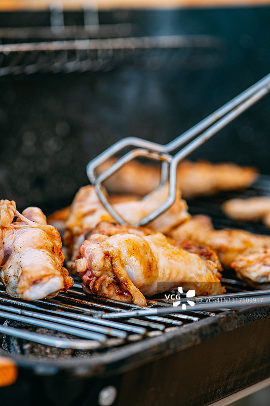 烤鸡翅图片素材