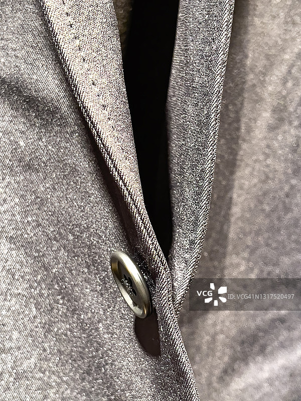 西装的领口和纽扣图片素材