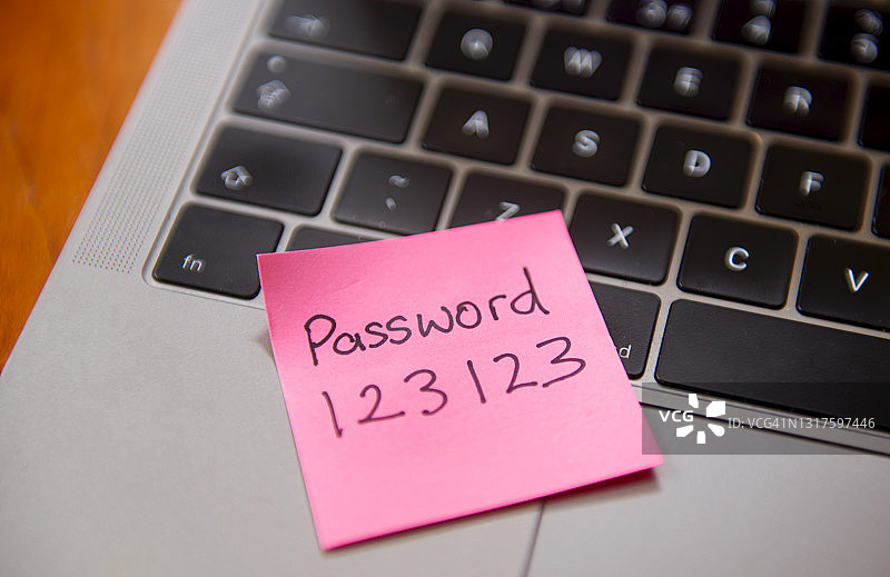 低质量弱密码，记忆力问题图片素材