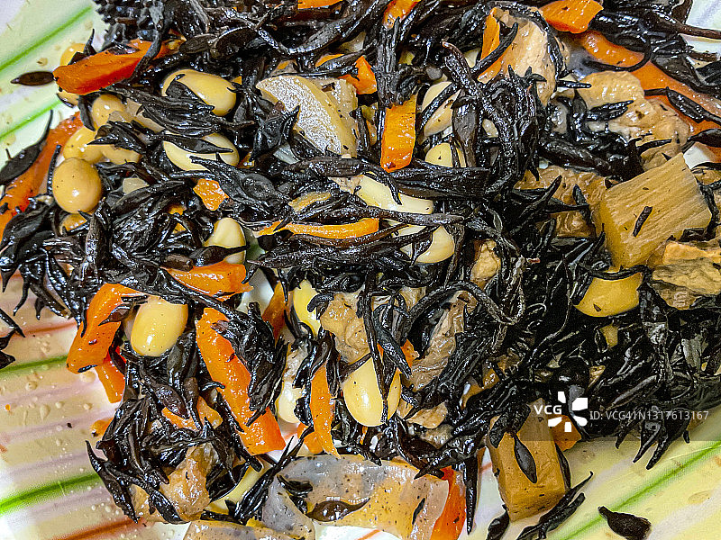 羊栖菜，美味佳肴图片素材