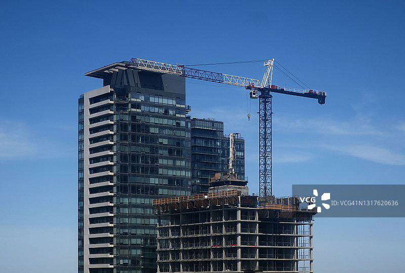 在建住宅楼图片素材
