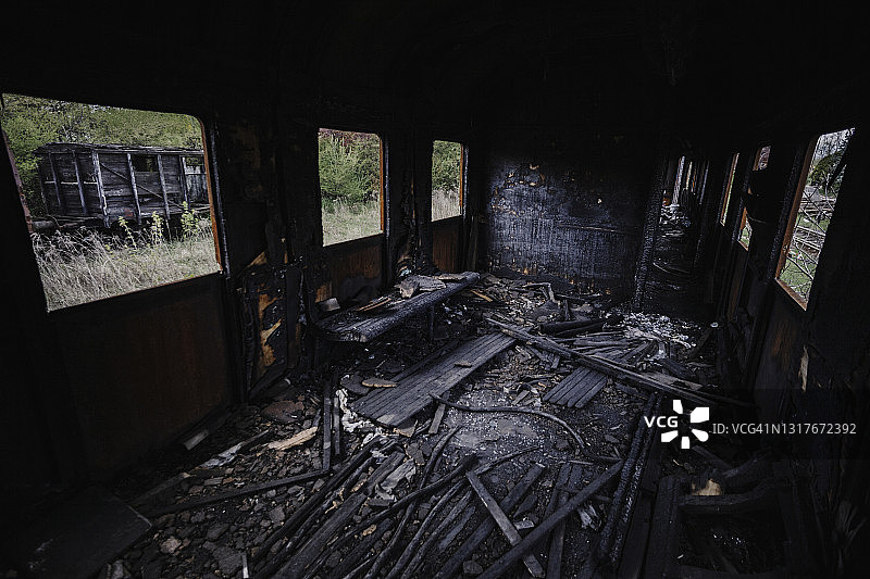 老式火车车厢图片素材