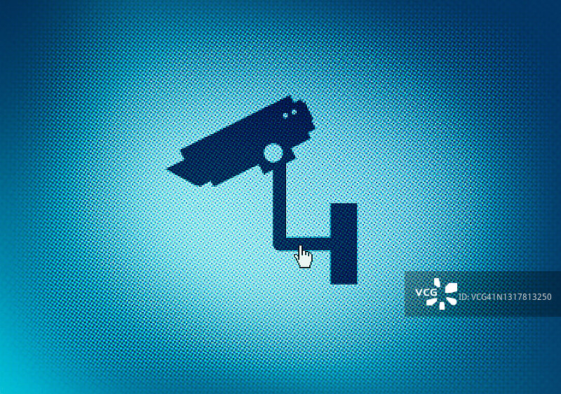 电脑屏幕上的中央电视台图标图片素材