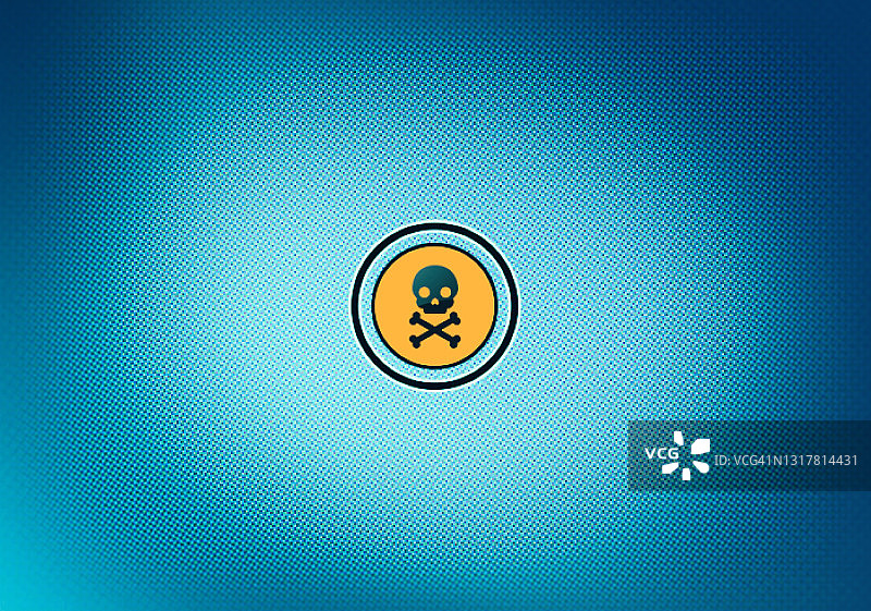 屏幕上的有毒图标图片素材