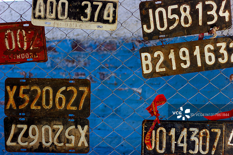 汽车牌照图片素材