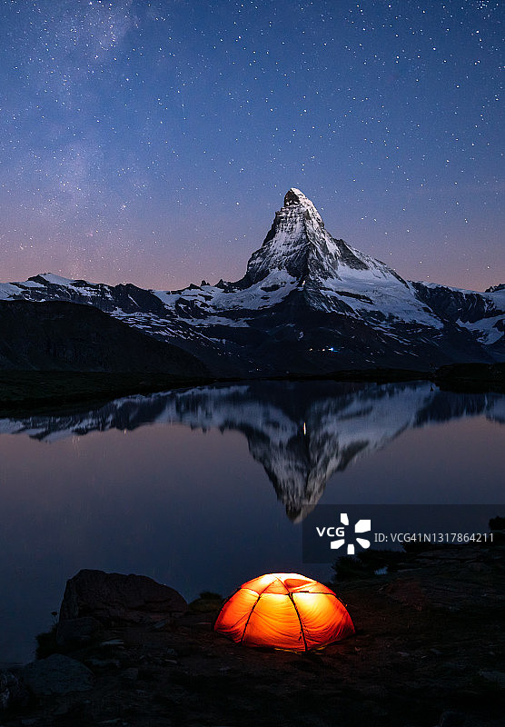 欧洲瑞士采尔马特马特宏峰图片素材