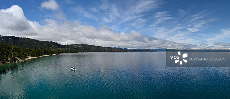 太浩湖全景图片素材