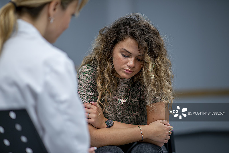 一对一心理健康咨询图片素材