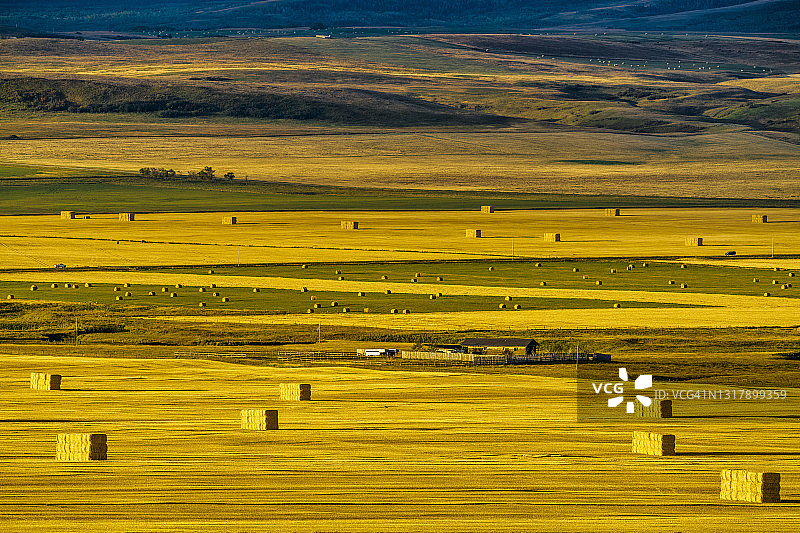 加拿大阿尔伯塔省农村图片素材