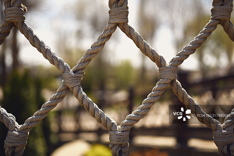 复古绳索围栏设计图片素材