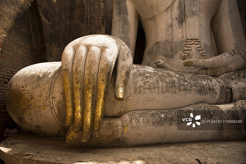 西春寺的大型佛像图片素材