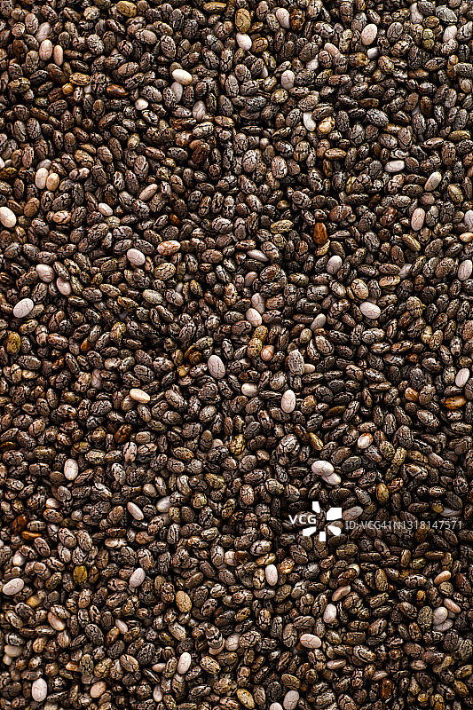 奇亚籽俯视图图片素材