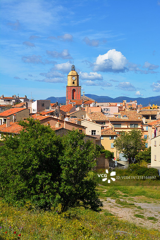 法国圣特罗佩斯村庄图片素材