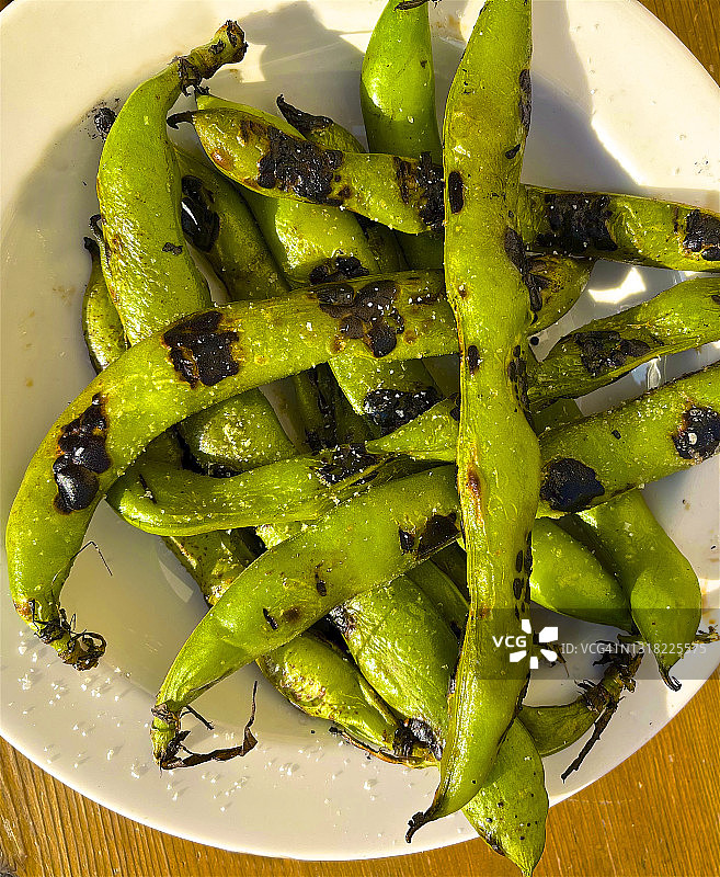 蚕豆特写图片素材