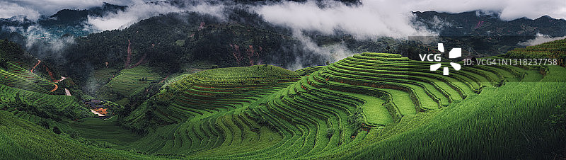 越南木江界梯田风光图片素材