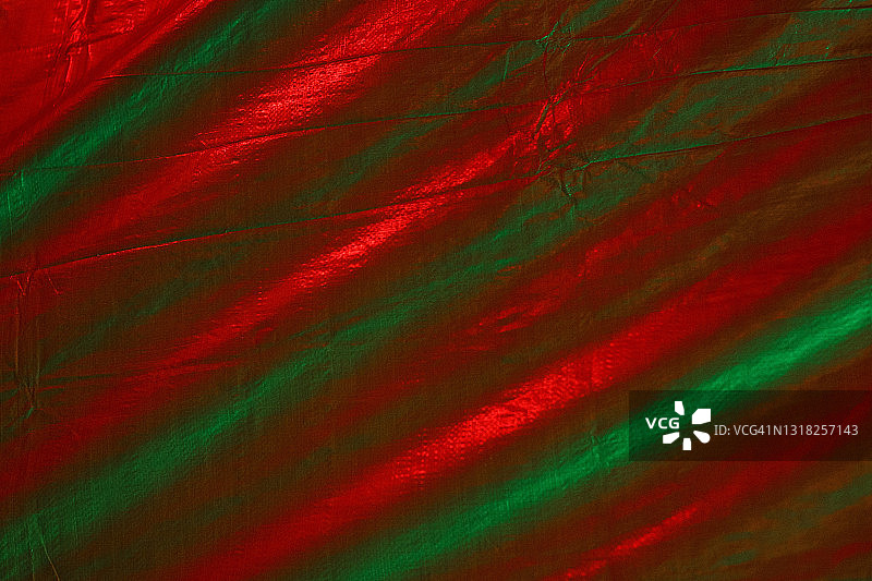 织物上的红色和绿色灯光图片素材