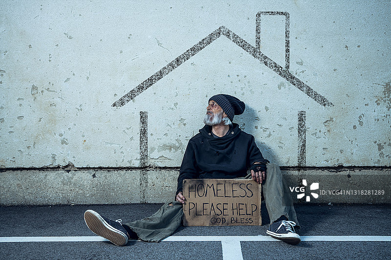 无家可归图片素材