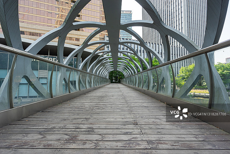 延伸感的水道图片素材