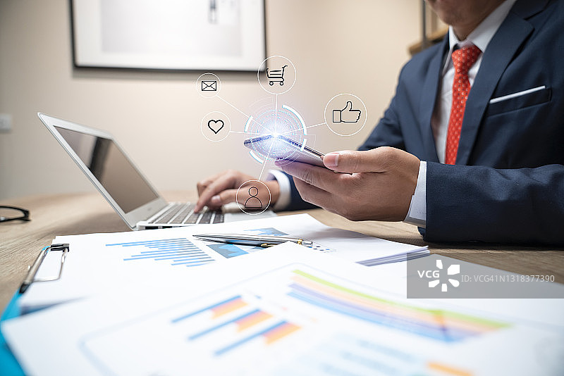 社交媒体的概念图片素材