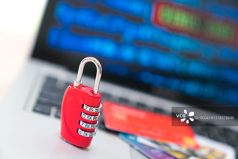 信用卡数据安全图片素材