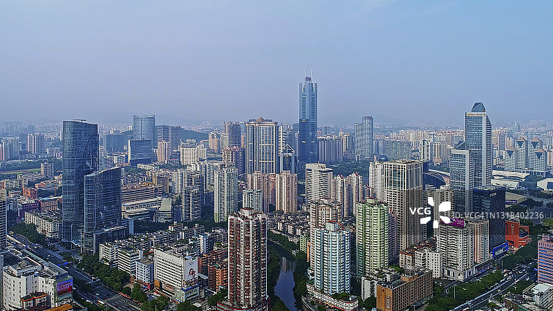 广州城市全景（白天）图片素材