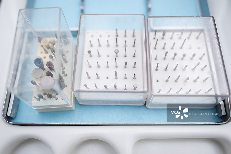 牙科机用不同类型的探头图片素材