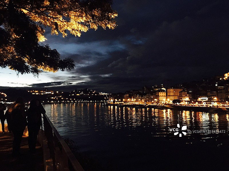 莫斯科河夜景图片素材