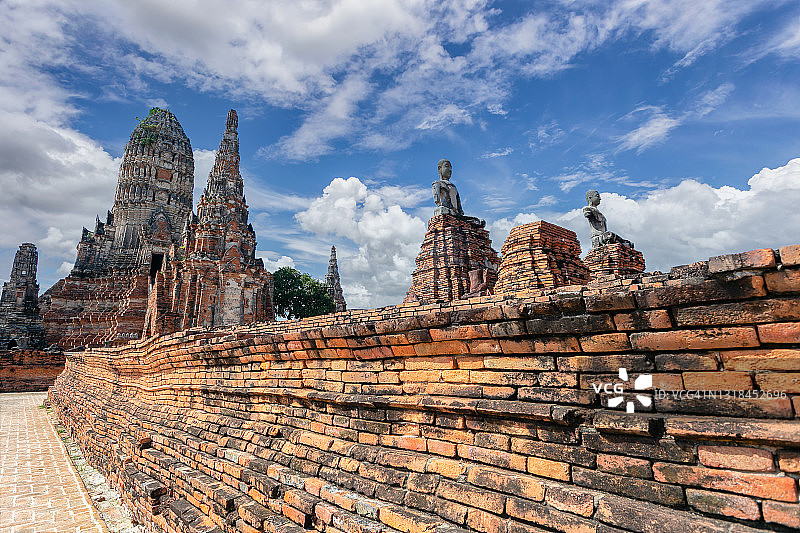 阿瑜陀耶府柴瓦塔纳兰寺（阿瑜陀耶历史公园）图片素材