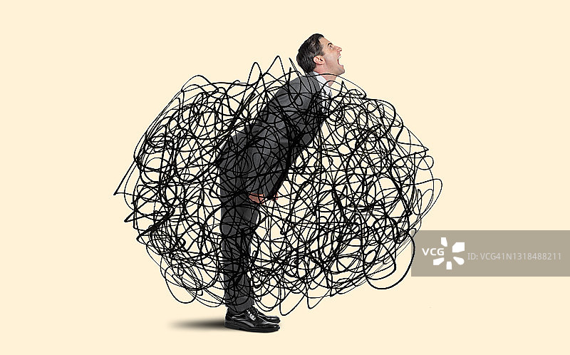 感到沮丧的男人图片素材