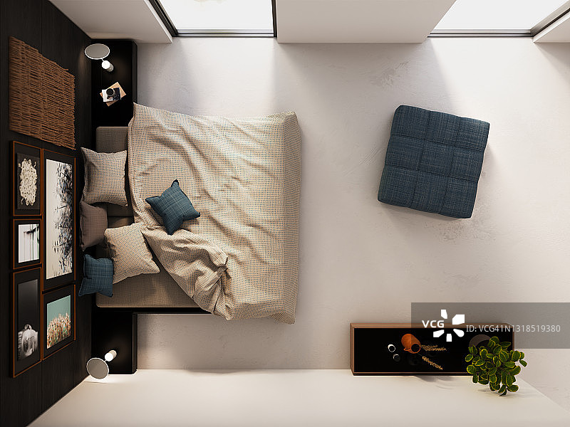 现代的卧室图片素材