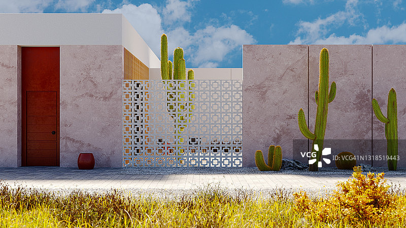 沙漠房屋图片素材