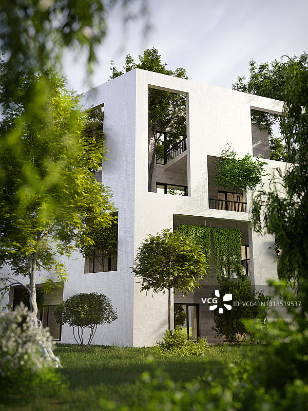 绿色建筑图片素材