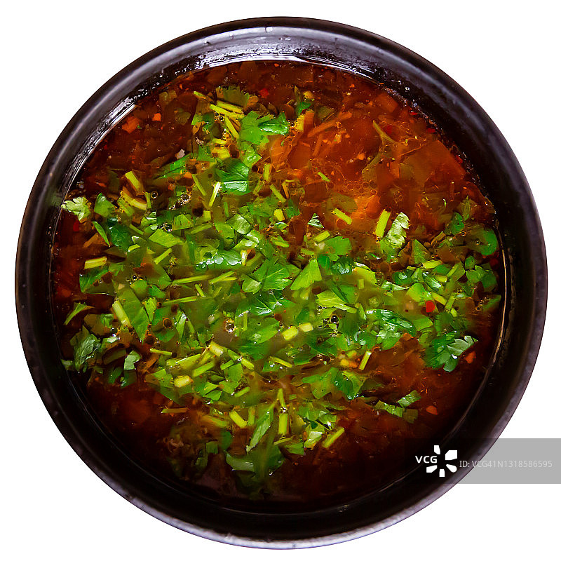 受欢迎的格鲁吉亚哈尔乔汤图片素材