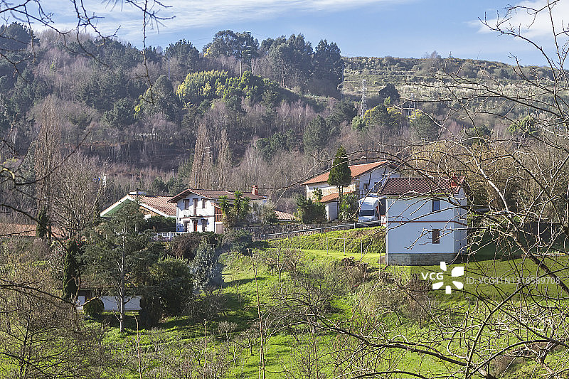 维兹卡亚松迪卡小镇图片素材