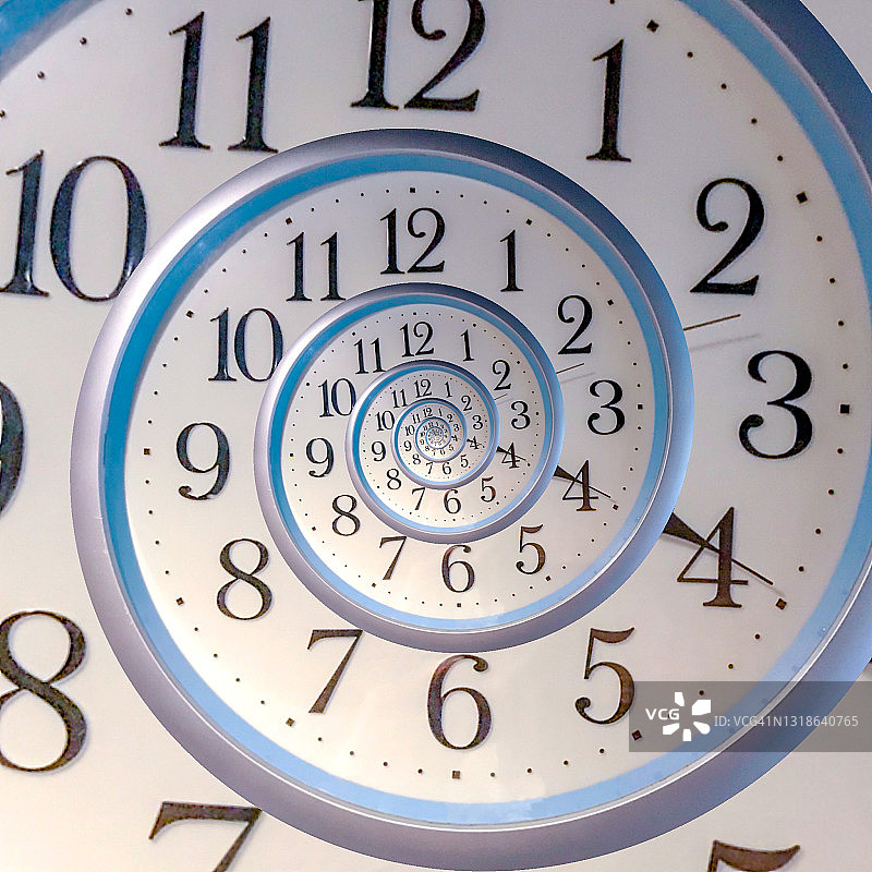 永恒的钟面图片素材