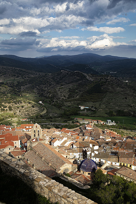 莫雷利亚，马埃斯特拉斯戈地区，卡斯特利翁，西班牙图片素材