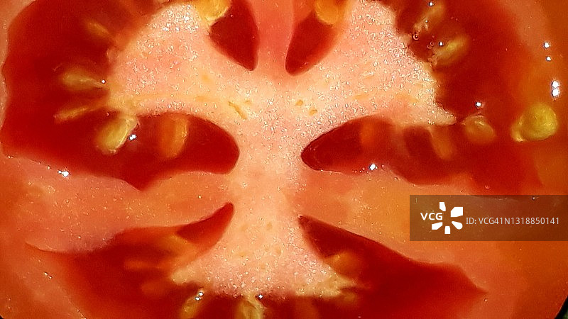 绿色蔬菜、番茄、柠檬食物背景图片素材