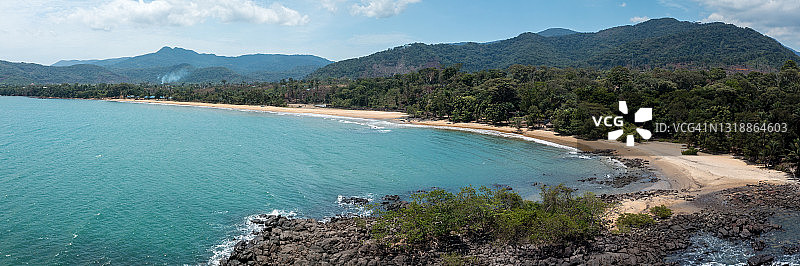 布莱克约翰逊海滩，塞拉利昂图片素材