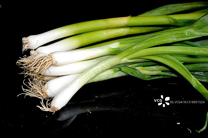 有机葱特写图片素材