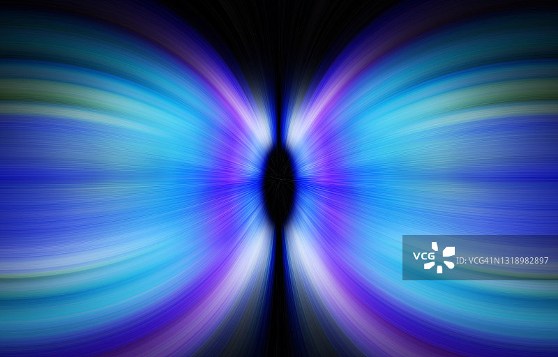 黑洞吸引的多彩光线抽象背景图片素材