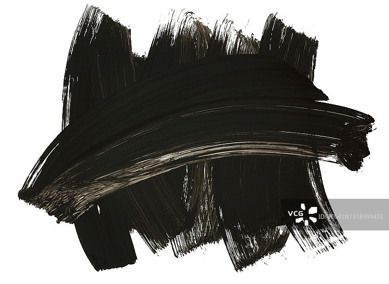 黑色笔刷笔触图片素材