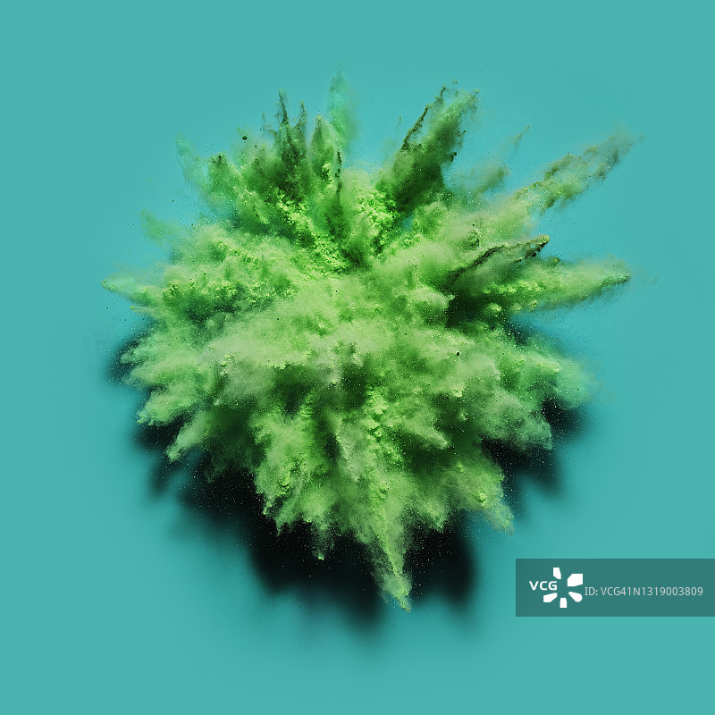 彩色粉末爆炸图片素材