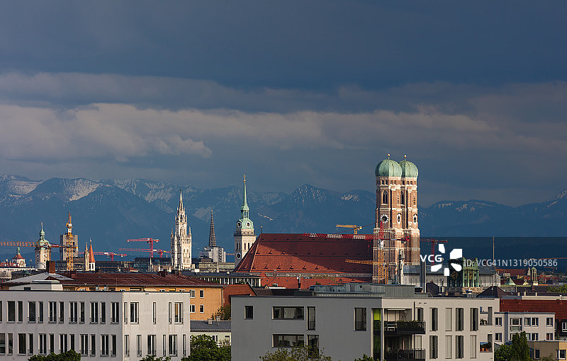 慕尼黑圣母教堂图片素材