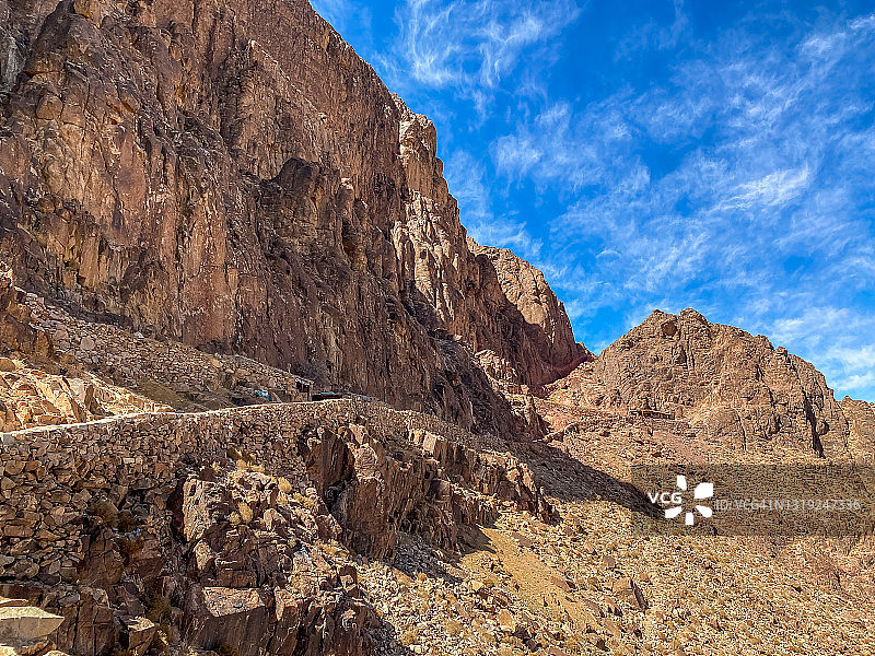 通往西奈山的路图片素材