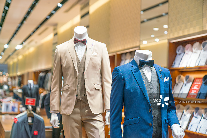 男士优雅服装展示图片素材