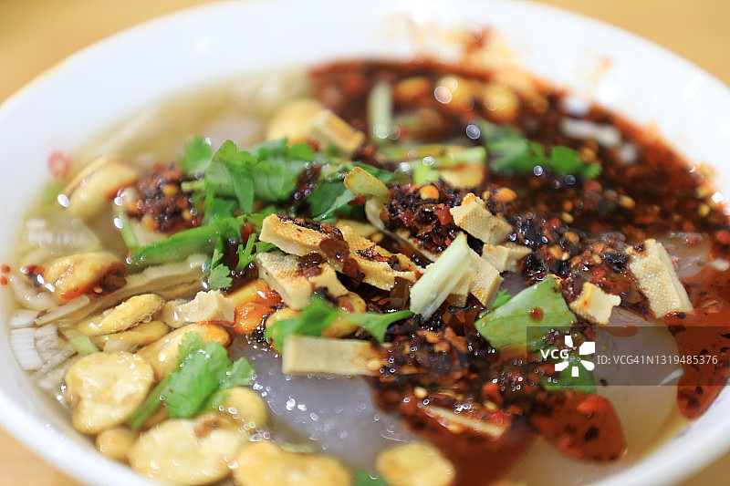 中国山西特色美食：碗托图片素材